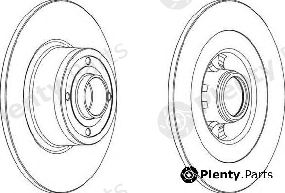 FERODO part DDF1443 Brake Disc