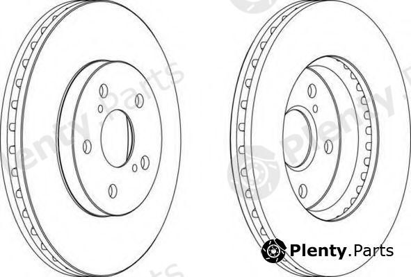  FERODO part DDF1446 Brake Disc