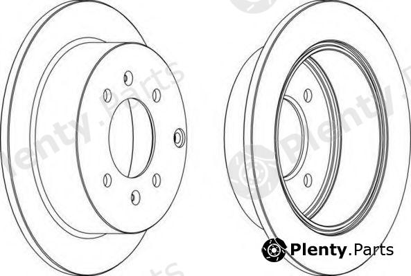  FERODO part DDF1448 Brake Disc
