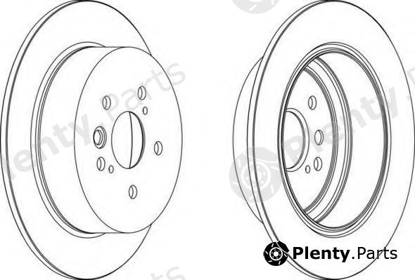  FERODO part DDF1486 Brake Disc