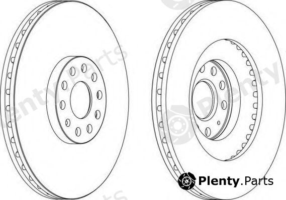  FERODO part DDF1504 Brake Disc