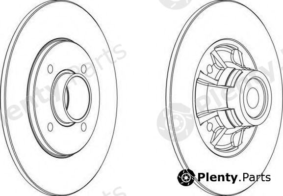  FERODO part DDF1516 Brake Disc
