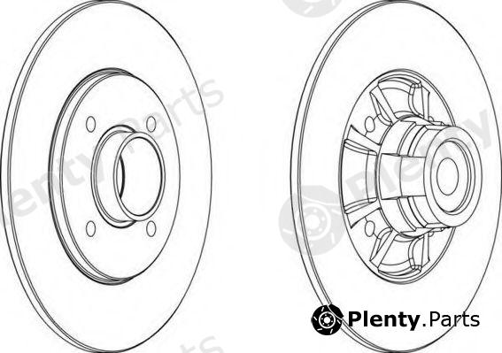  FERODO part DDF1517 Brake Disc
