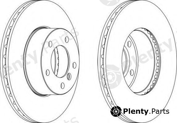  FERODO part DDF1536 Brake Disc