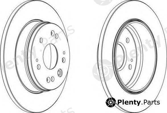  FERODO part DDF1540 Brake Disc