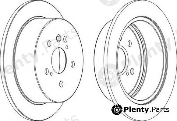  FERODO part DDF1545 Brake Disc