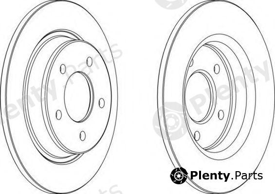  FERODO part DDF1546 Brake Disc