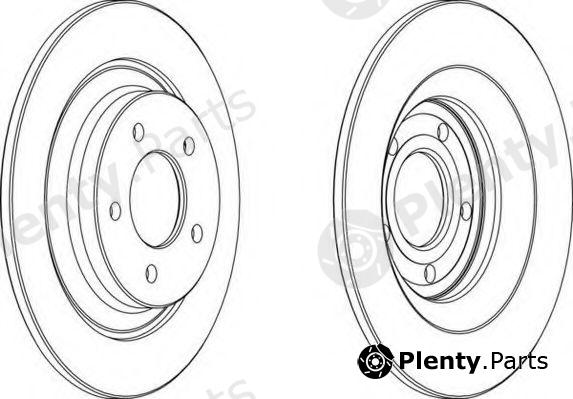  FERODO part DDF1547 Brake Disc
