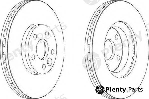  FERODO part DDF1567 Brake Disc