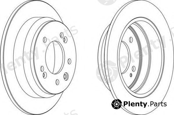  FERODO part DDF1618 Brake Disc
