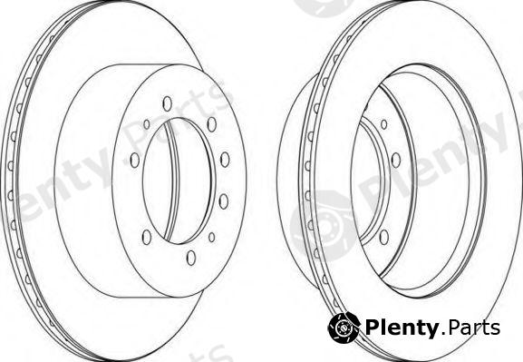  FERODO part DDF976 Brake Disc