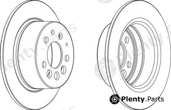  FERODO part DDF080 Brake Disc