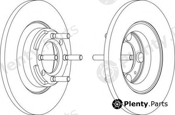  FERODO part DDF1011 Brake Disc