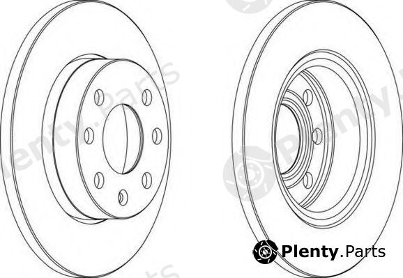  FERODO part DDF116 Brake Disc