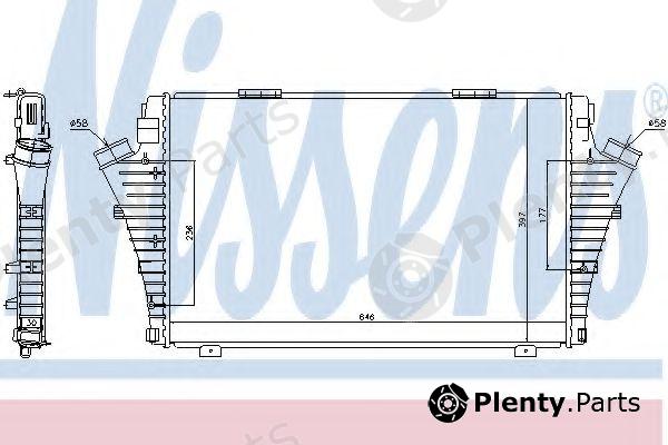  NISSENS part 96646 Intercooler, charger