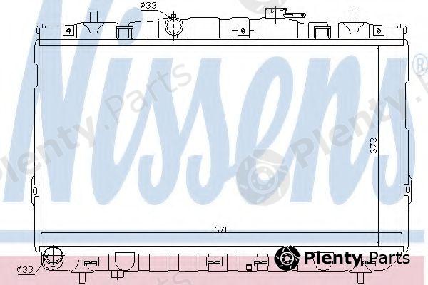  NISSENS part 67467 Radiator, engine cooling