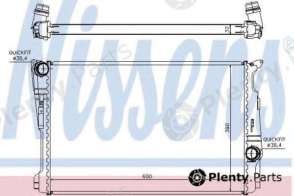  NISSENS part 60808 Radiator, engine cooling