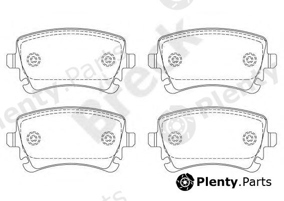  BRECK part 233260070200 Brake Pad Set, disc brake