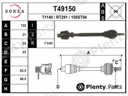  EAI part T49150 Drive Shaft