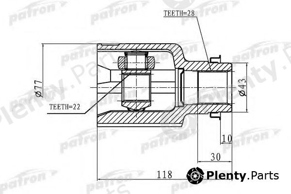  PATRON part PCV1046 Joint Kit, drive shaft