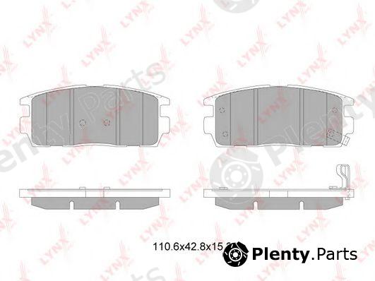  LYNXauto part BD-1817 (BD1817) Brake Pad Set, disc brake