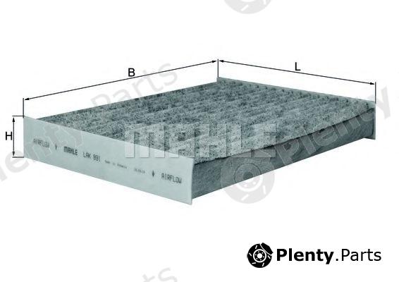  KNECHT part LAK891 Filter, interior air