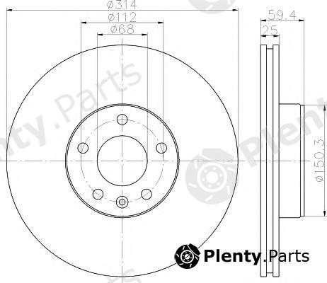  TEXTAR part 92132203 Brake Disc