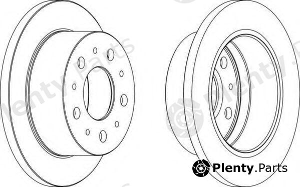  FERODO part DDF1574 Brake Disc