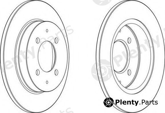  FERODO part DDF1622 Brake Disc