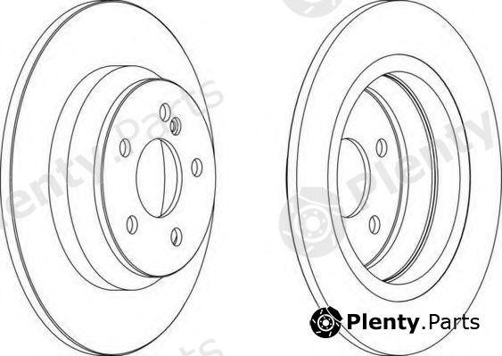  FERODO part DDF1675 Brake Disc