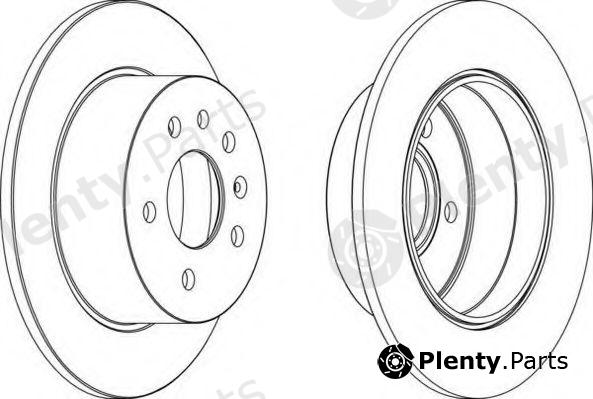  FERODO part DDF239 Brake Disc