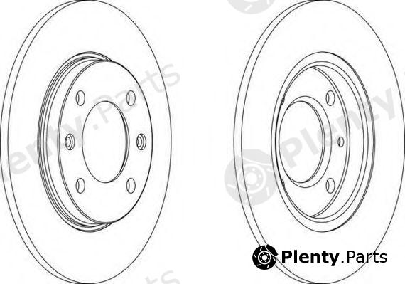  FERODO part DDF244 Brake Disc