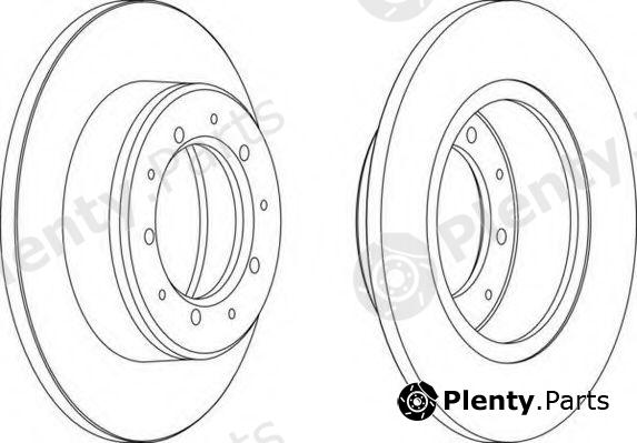  FERODO part DDF283 Brake Disc