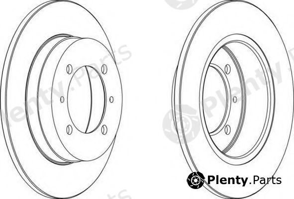  FERODO part DDF409 Brake Disc