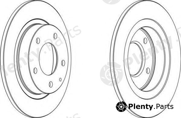  FERODO part DDF524 Brake Disc