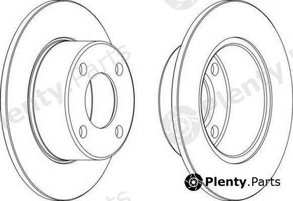  FERODO part DDF625 Brake Disc
