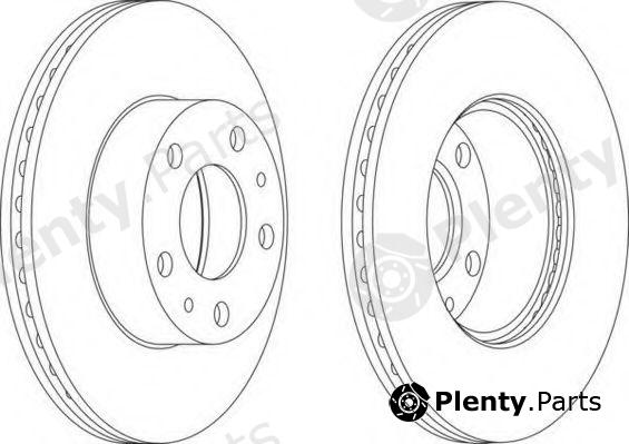  FERODO part DDF767 Brake Disc