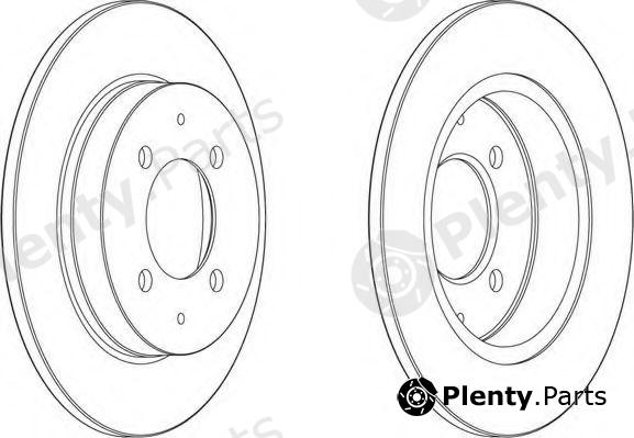  FERODO part DDF1622 Brake Disc