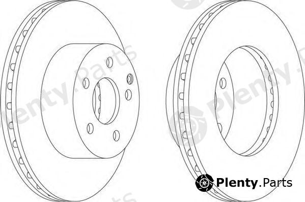  FERODO part DDF1668 Brake Disc