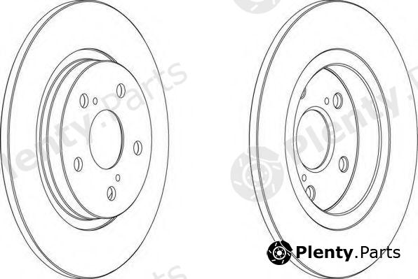  FERODO part DDF1755 Brake Disc