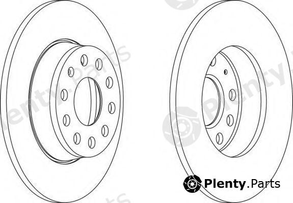  FERODO part DDF1895 Brake Disc