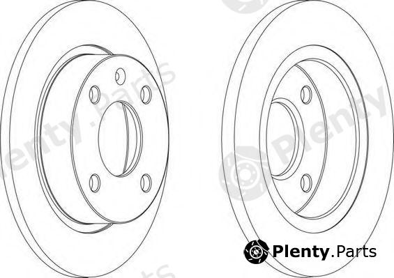  FERODO part DDF208 Brake Disc