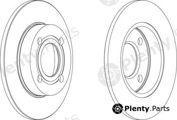  FERODO part DDF216 Brake Disc