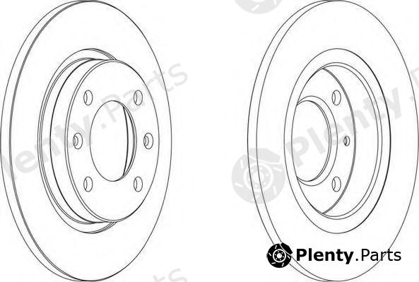  FERODO part DDF238 Brake Disc