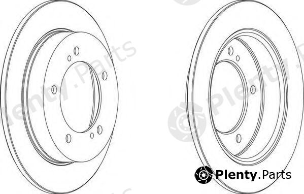  FERODO part DDF351 Brake Disc