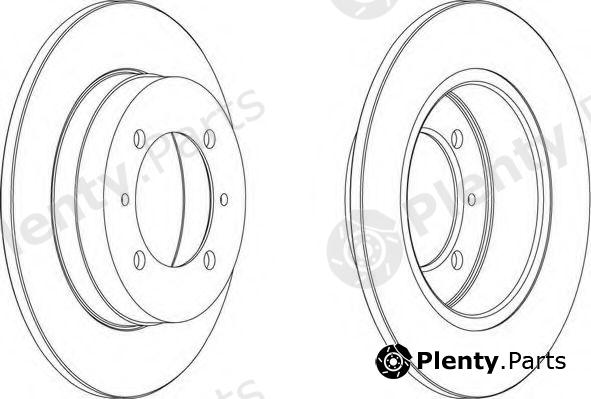  FERODO part DDF409 Brake Disc
