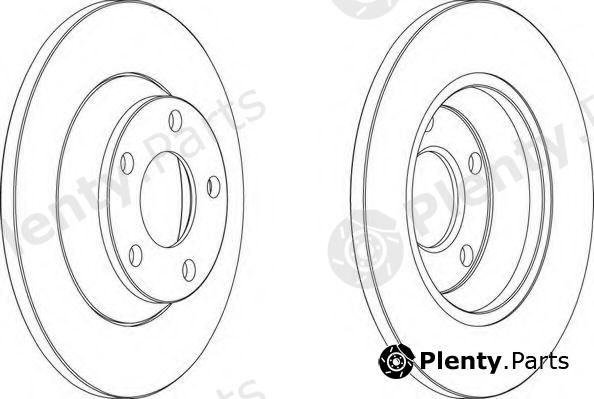  FERODO part DDF759 Brake Disc