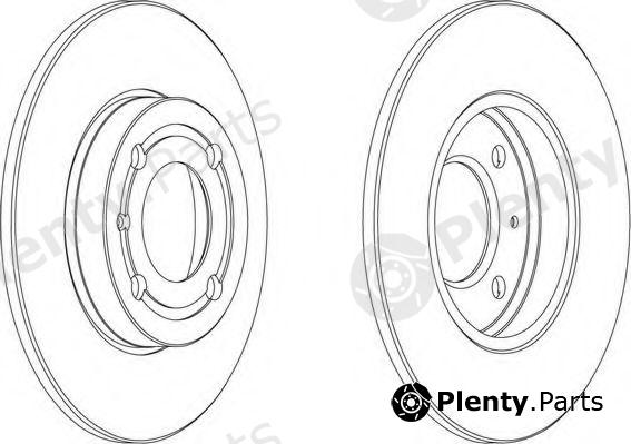  FERODO part DDF795 Brake Disc