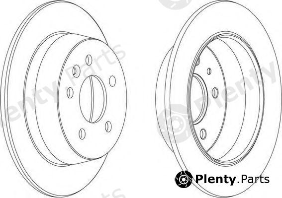  FERODO part DDF861 Brake Disc
