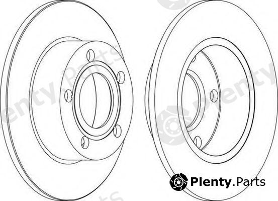  FERODO part DDF1033 Brake Disc